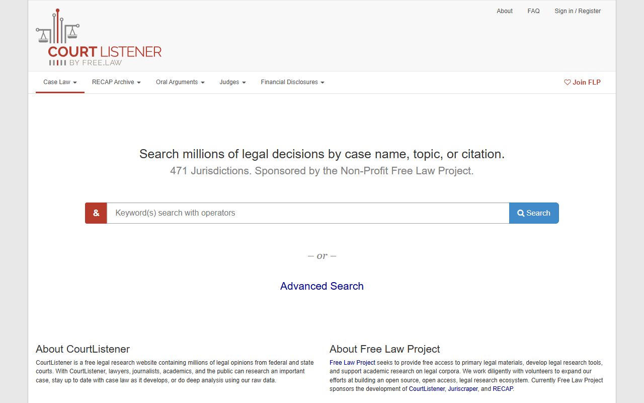 Iron County court records CourtListener federal records alternative