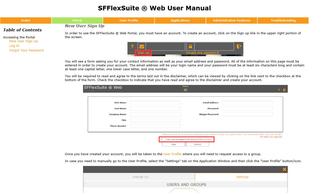 Iron County probate records SFFlexSuite portal manual distinction